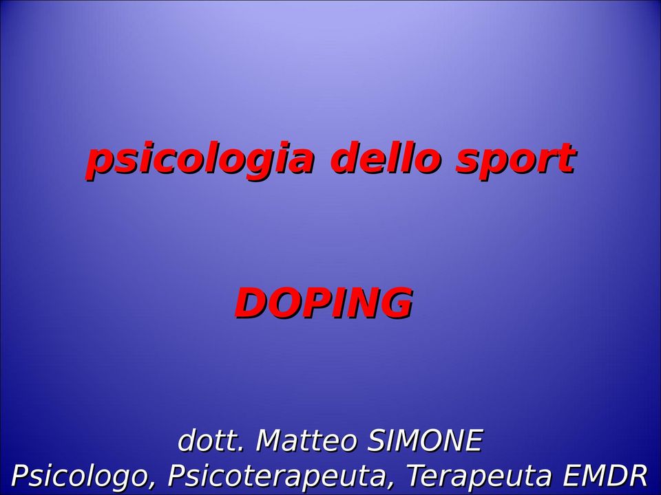 Matteo SIMONE