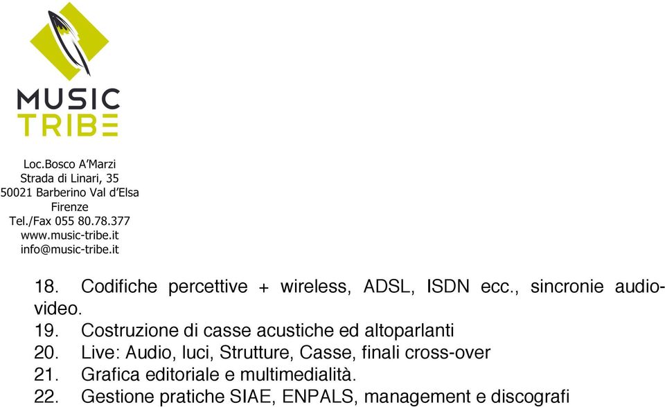 Costruzione di casse acustiche ed altoparlanti 20.