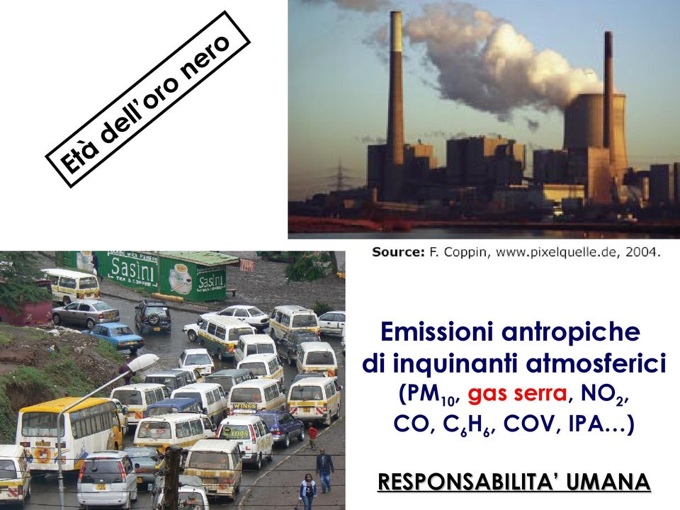 inquinanti atmosferici (PM10, gas