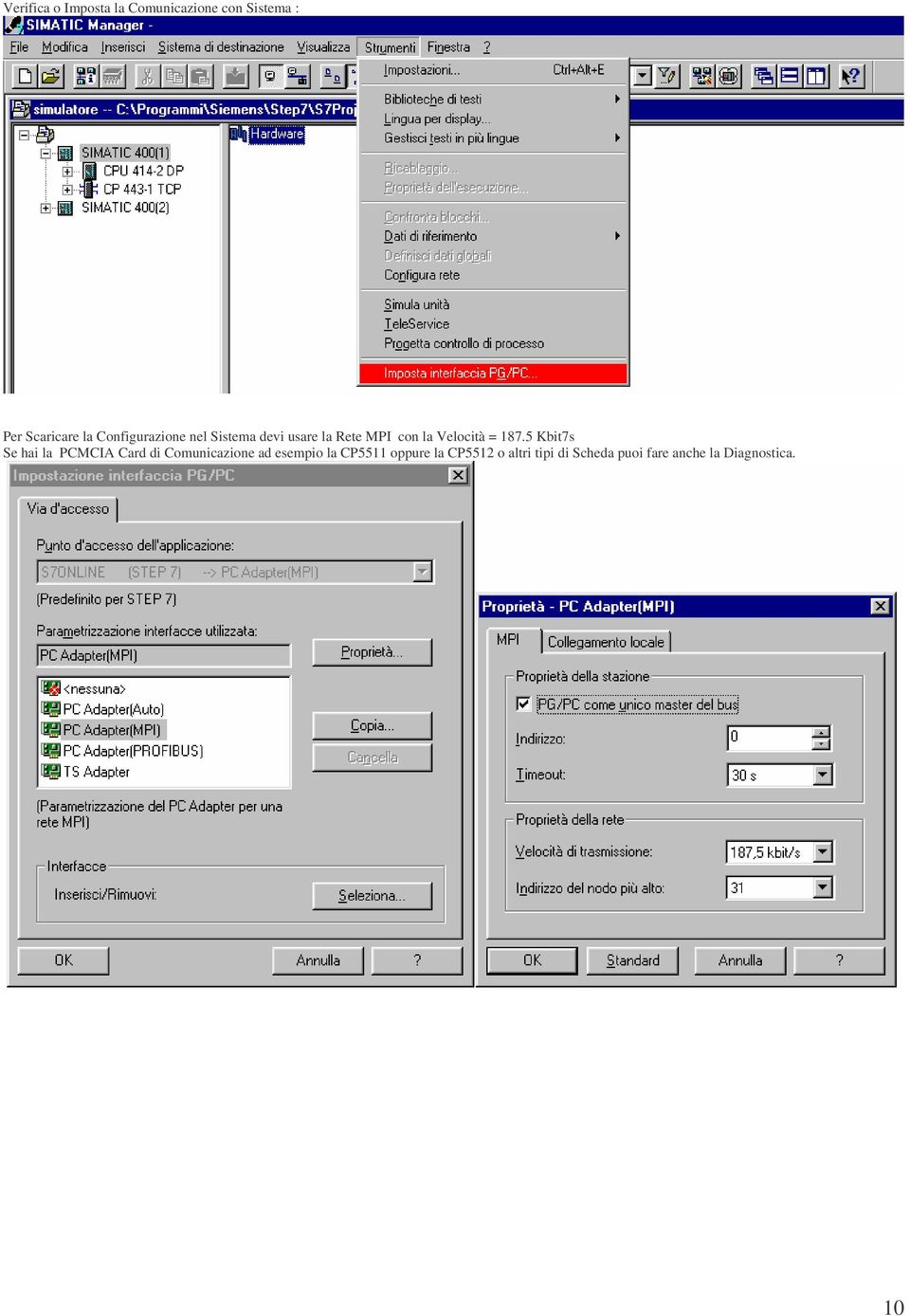 187.5 Kbit7s Se hai la PCMCIA Card di Comunicazione ad esempio la