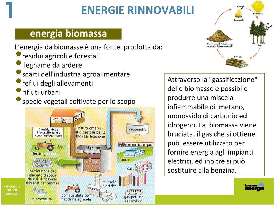 "gassificazione" delle biomasse è possibile produrre una miscela infiammabile di metano, monossido di carbonio ed idrogeno.