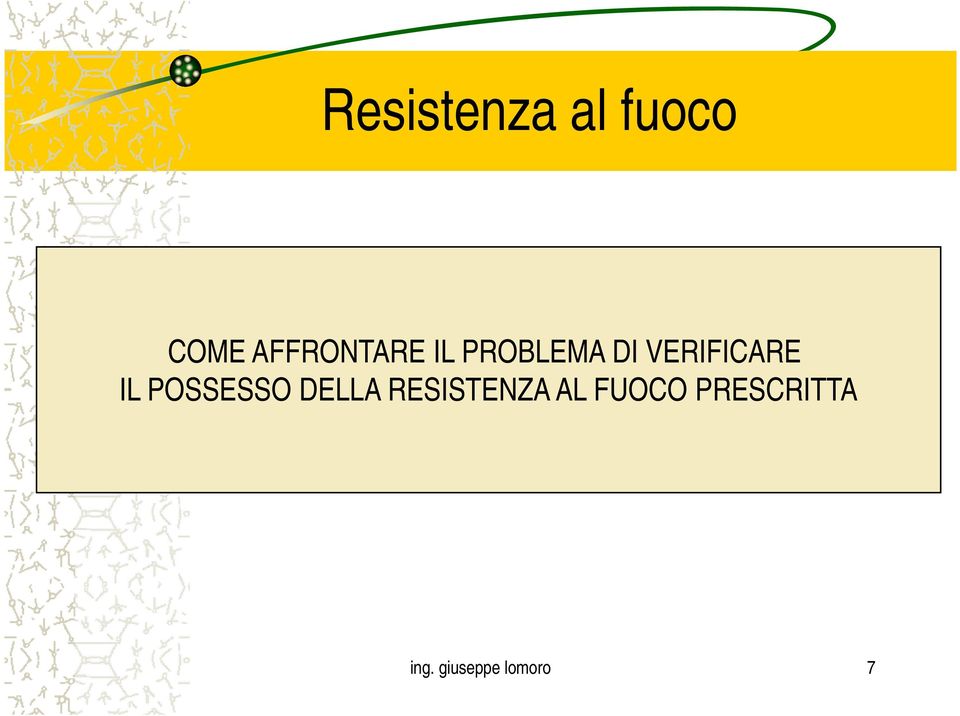 VERIFICARE IL POSSESSO DELLA