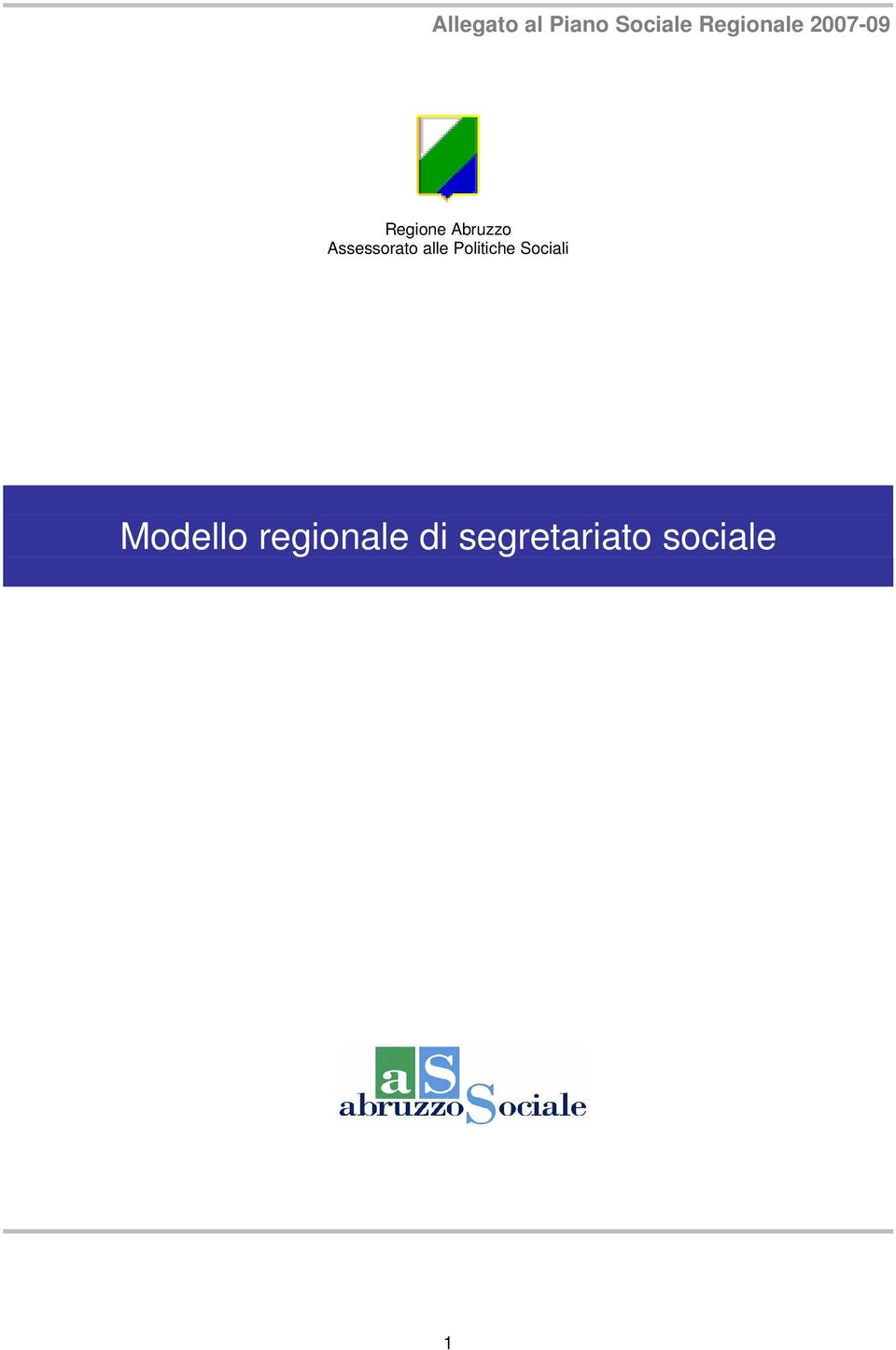 Assessorato alle Politiche Sociali