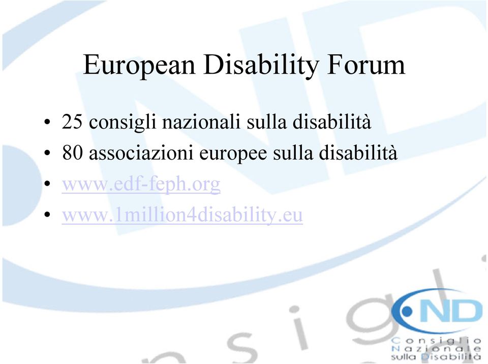 associazioni europee sulla disabilità