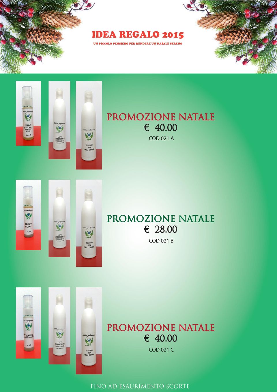 00 COD 021 B PROMOZIONE NATALE 40.