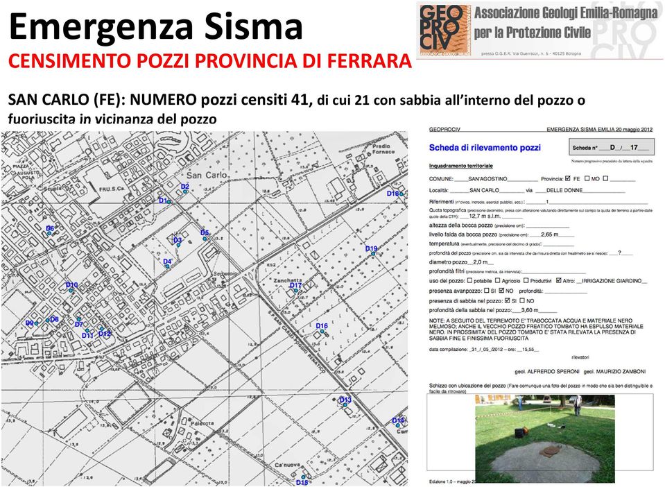 41, di cui 21 con sabbia all interno