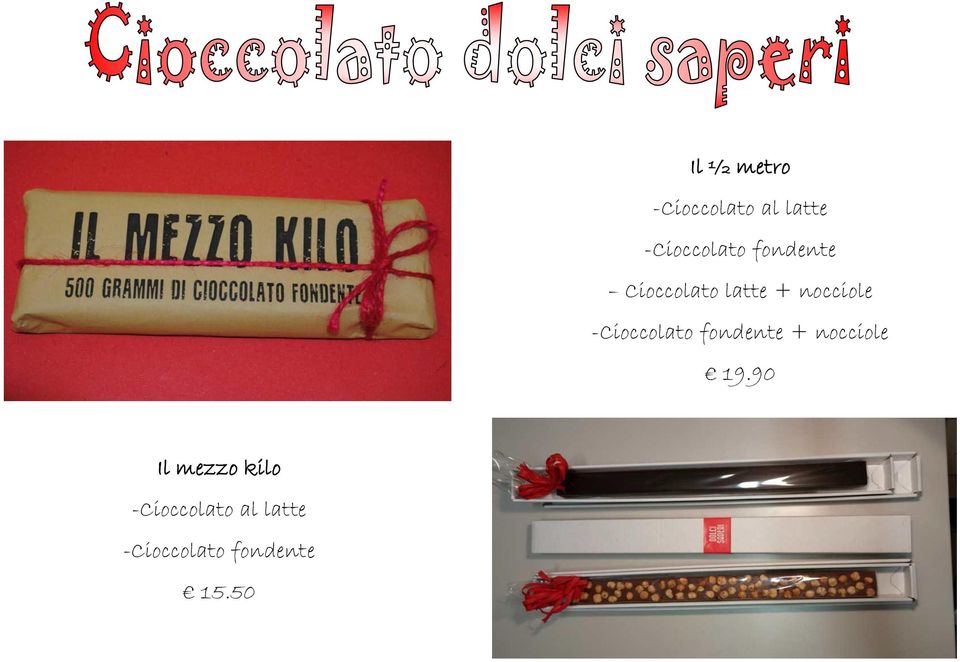 -Cioccolato fondente + nocciole 19.