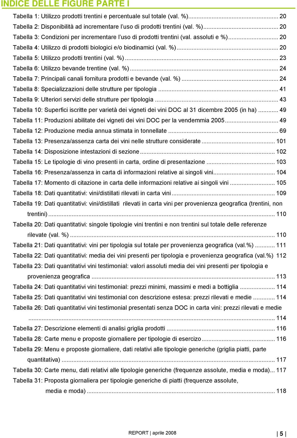 %)... 24 Tabella 8: Specializzazioni delle strutture per tipologia... 41 Tabella 9: Ulteriori servizi delle strutture per tipologia.