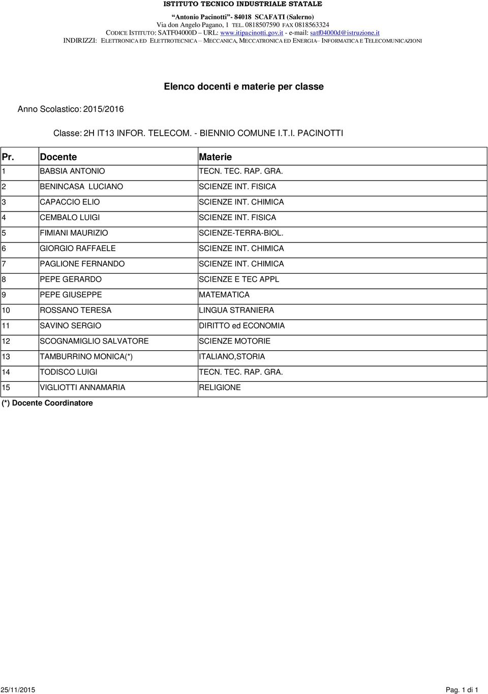 CHIMICA 7 PAGLIONE FERNANDO SCIENZE INT.