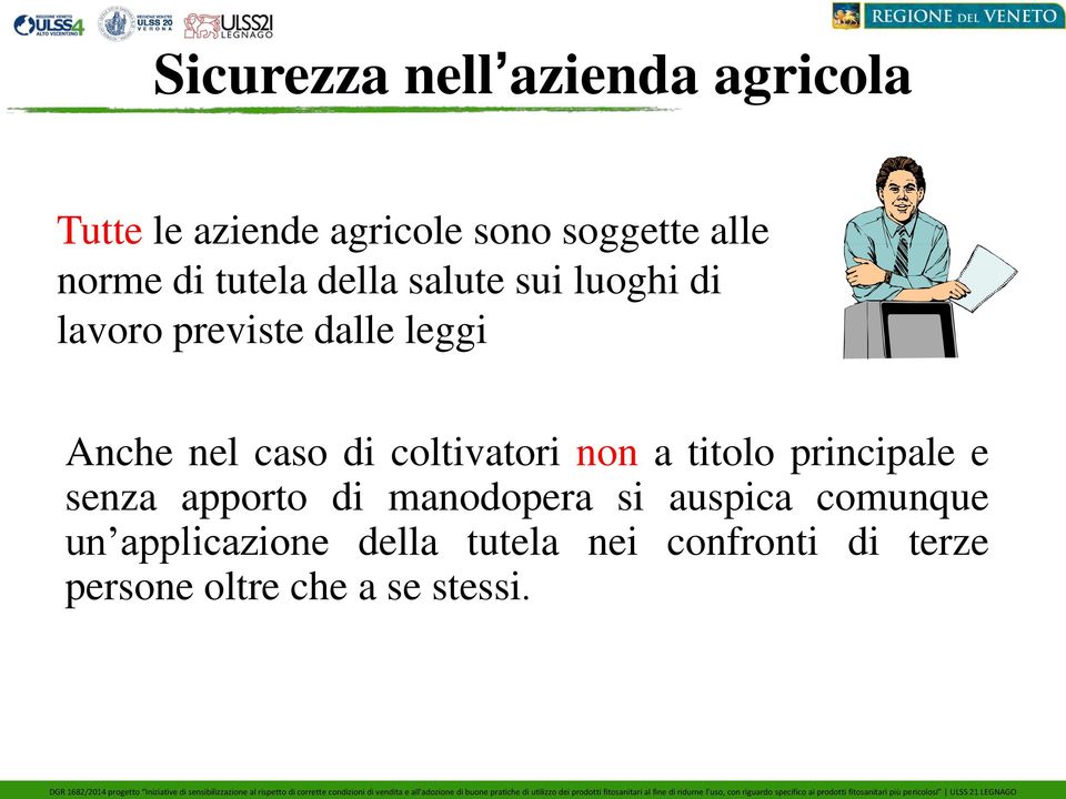 coltivatori non a titolo principale e senza apporto di manodopera si auspica