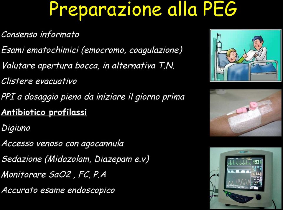 Clistere evacuativo PPI a dosaggio pieno da iniziare il giorno prima Antibiotico