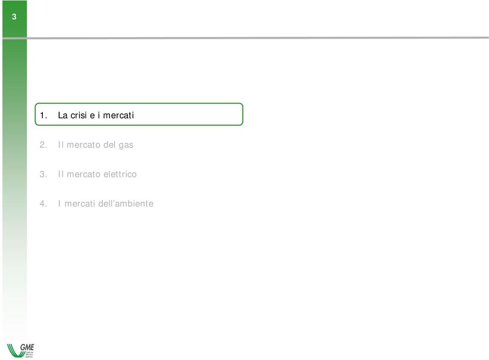 Il mercato elettrico 4.
