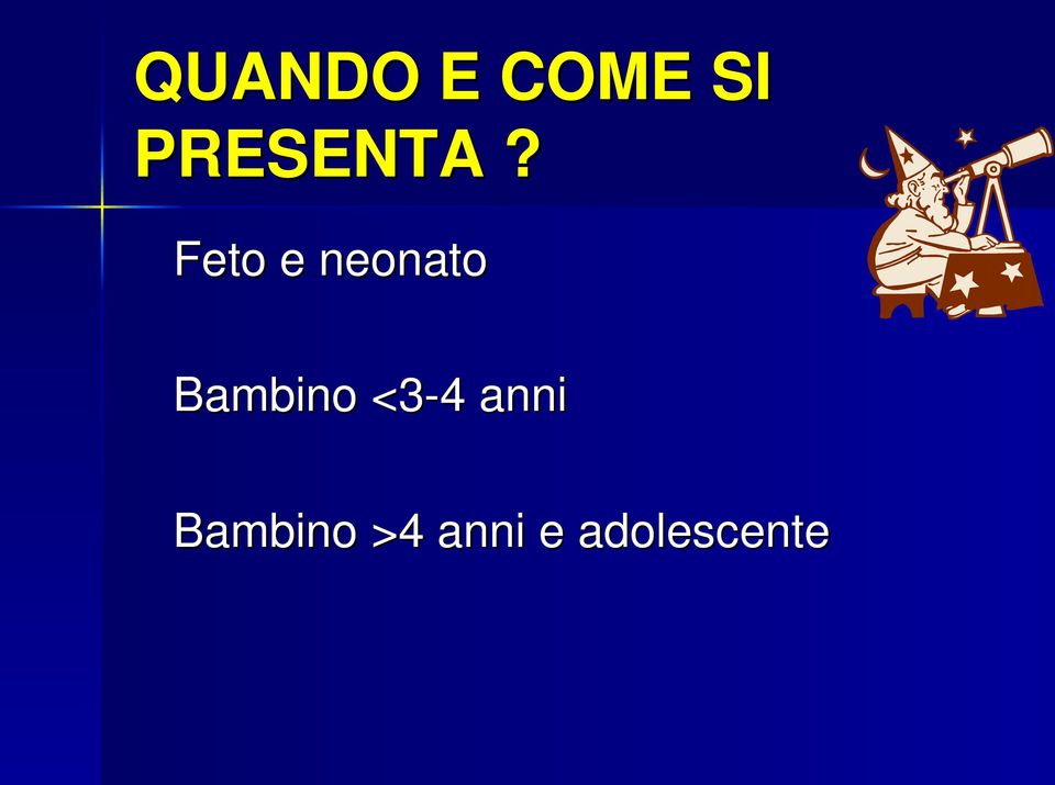 Feto e neonato Bambino