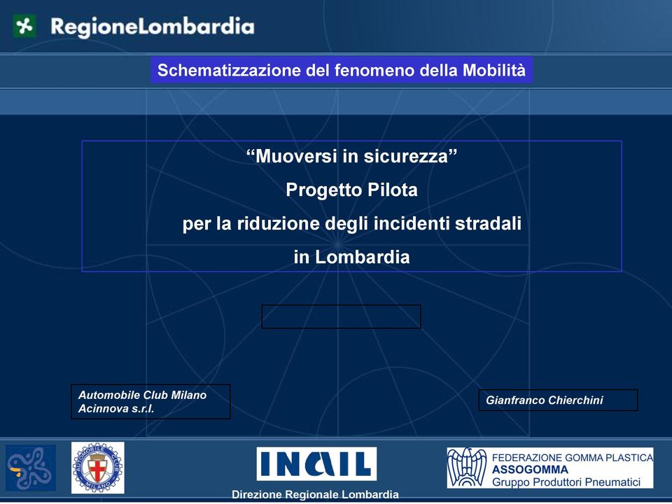 riduzione degli incidenti stradali in Lombardia