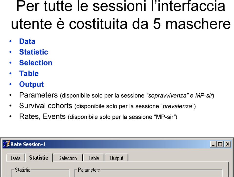 sessione sopravvivenza e MP-sir) Survival cohorts (disponibile solo per la