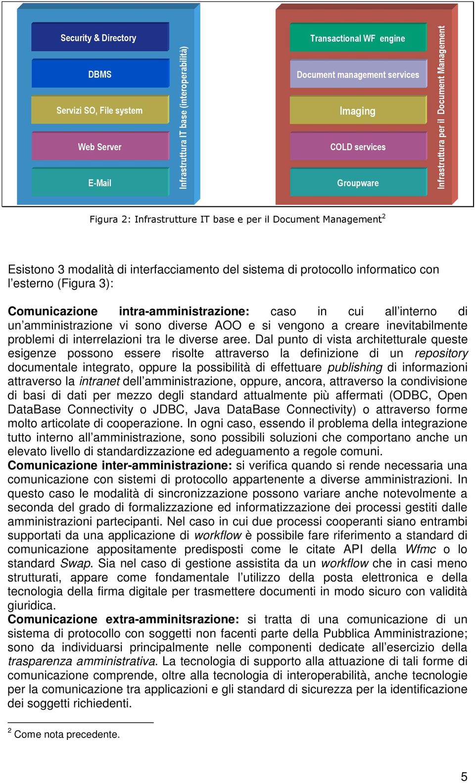 sono diverse AOO e si vengono a creare inevitabilmente problemi di interrelazioni tra le diverse aree.