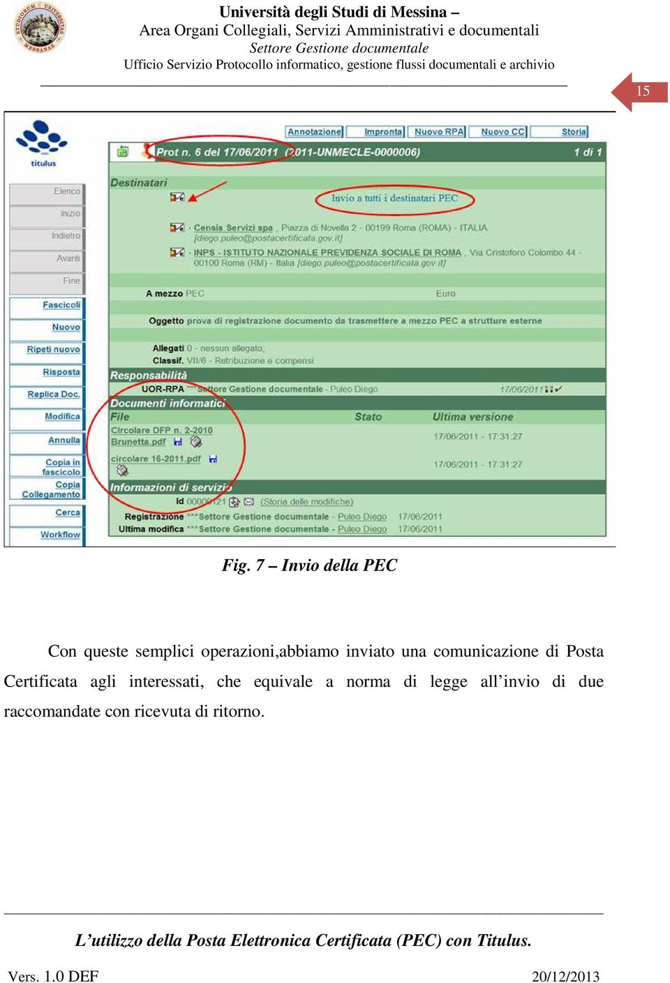 operazioni,abbiamo inviato una comunicazione di Posta