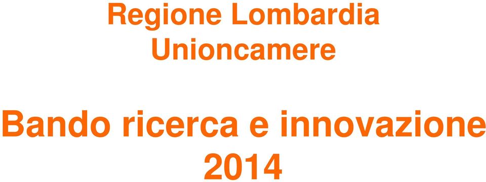 Unioncamere