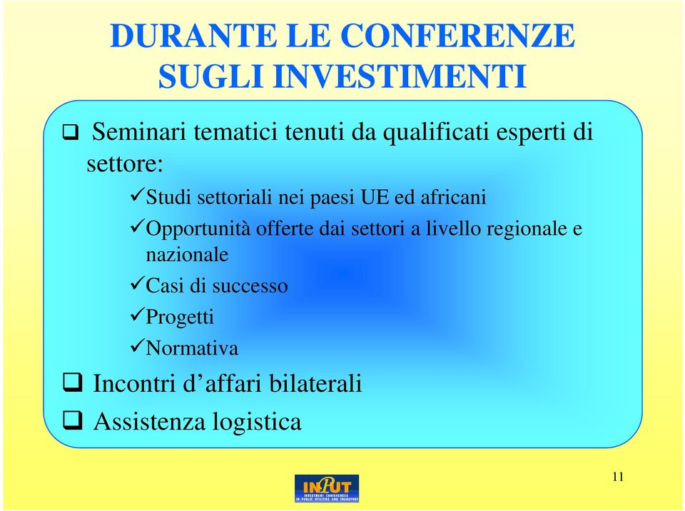 Opportunità offerte dai settori a livello regionale e nazionale Casi di