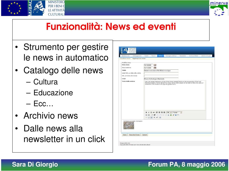 Catalogo delle news Cultura Educazione