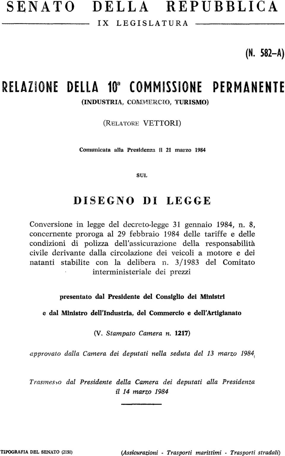 decreto-legge 31 gennaio 1984, n.