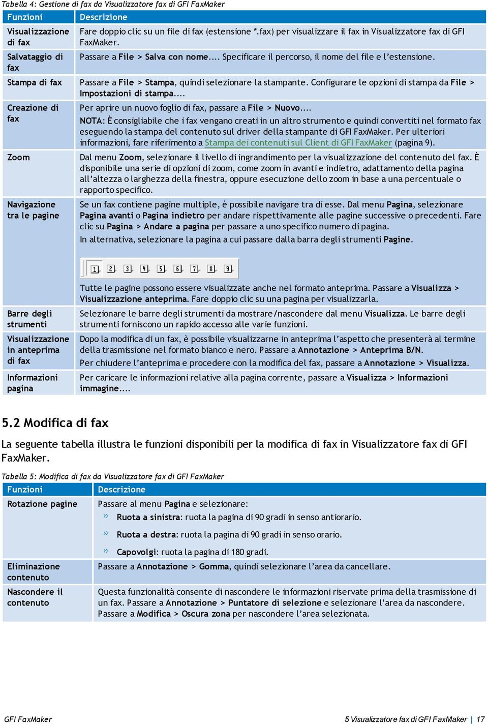 Stampa di fax Passare a File > Stampa, quindi selezionare la stampante. Configurare le opzioni di stampa da File > Impostazioni di stampa.