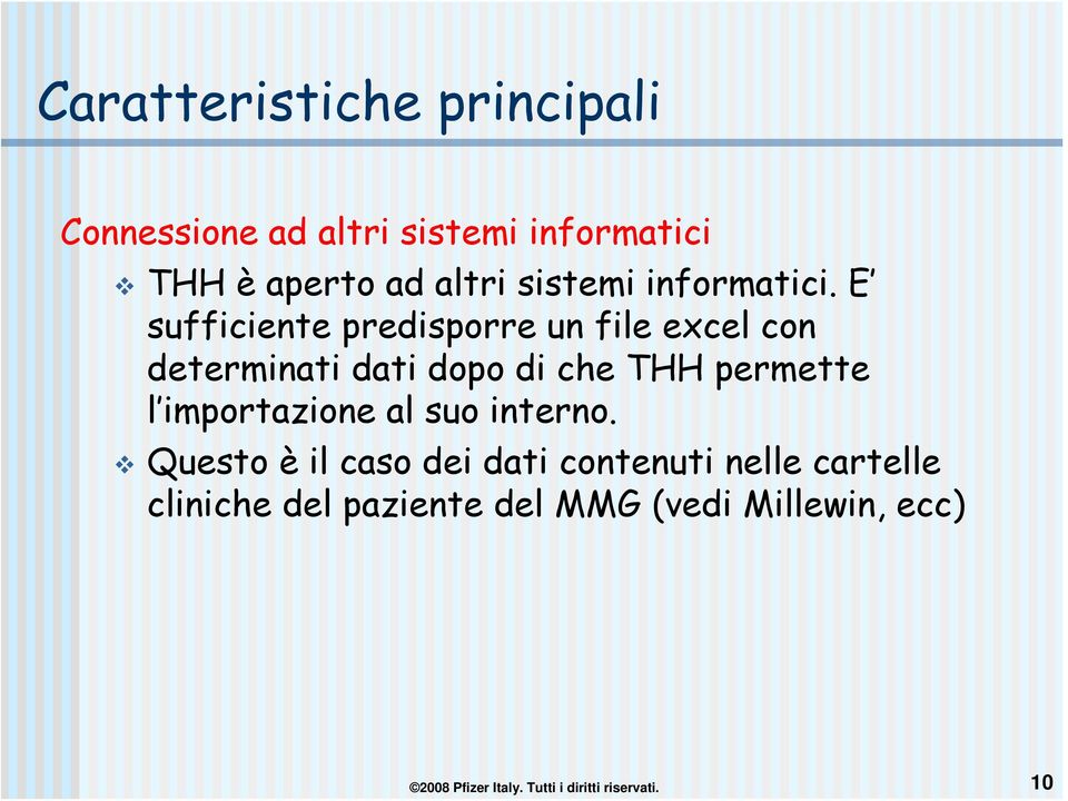 E sufficiente predisporre un file excel con determinati dati dopo di che THH permette l