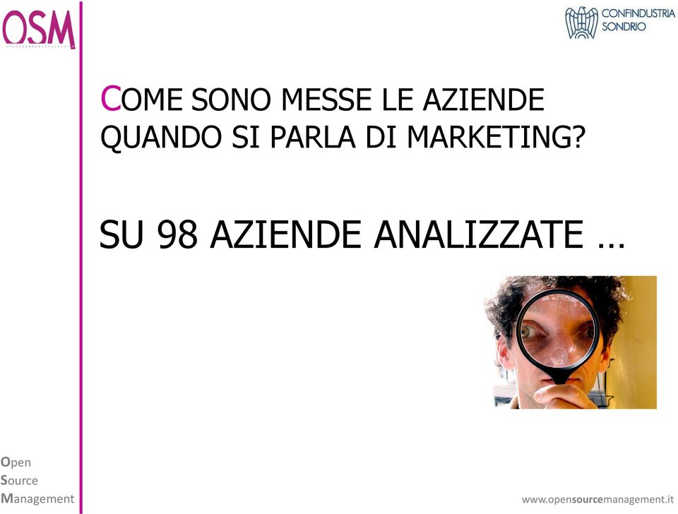 PARLA DI MARKETING?