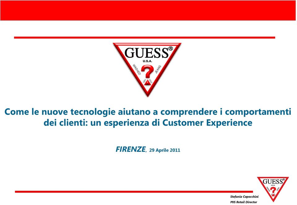 clienti: un esperienza di Customer Experience