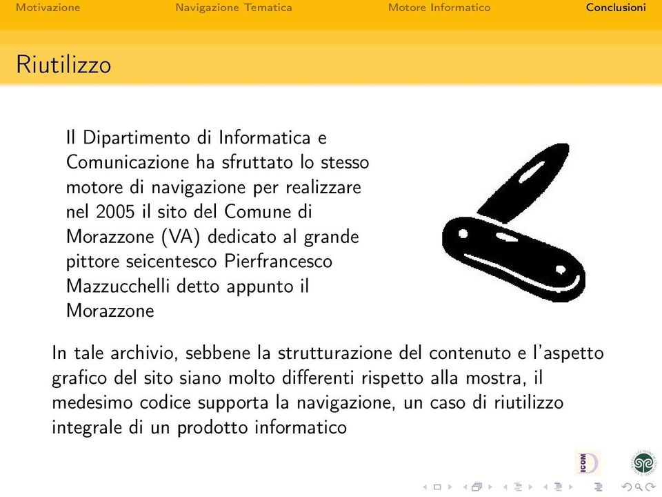 il Morazzone In tale archivio, sebbene la strutturazione del contenuto e l aspetto grafico del sito siano molto differenti