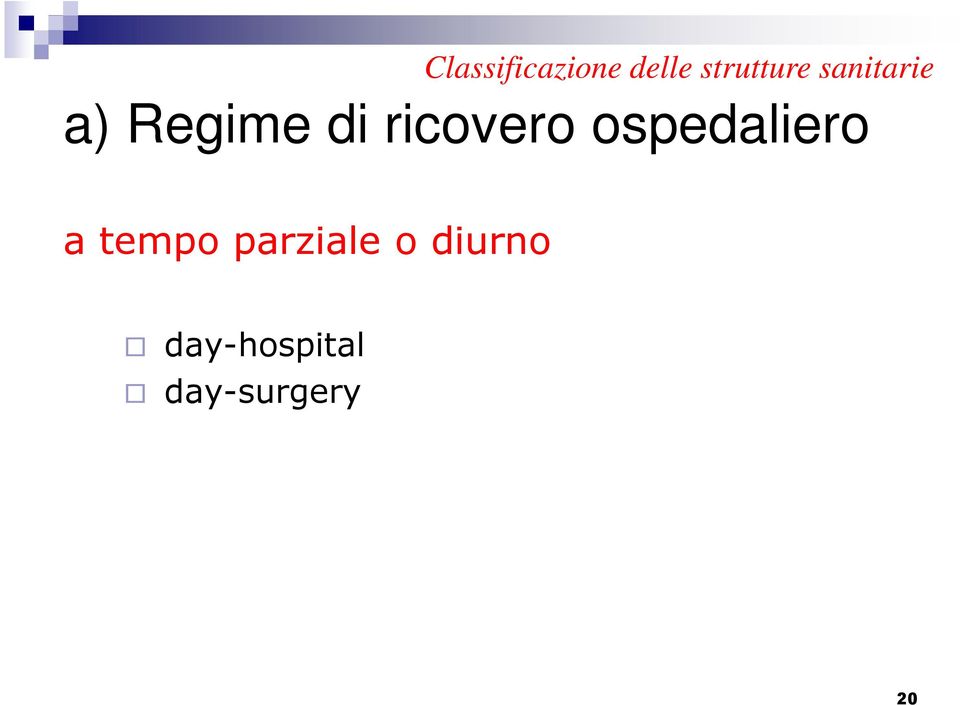 ospedaliero a tempo parziale o