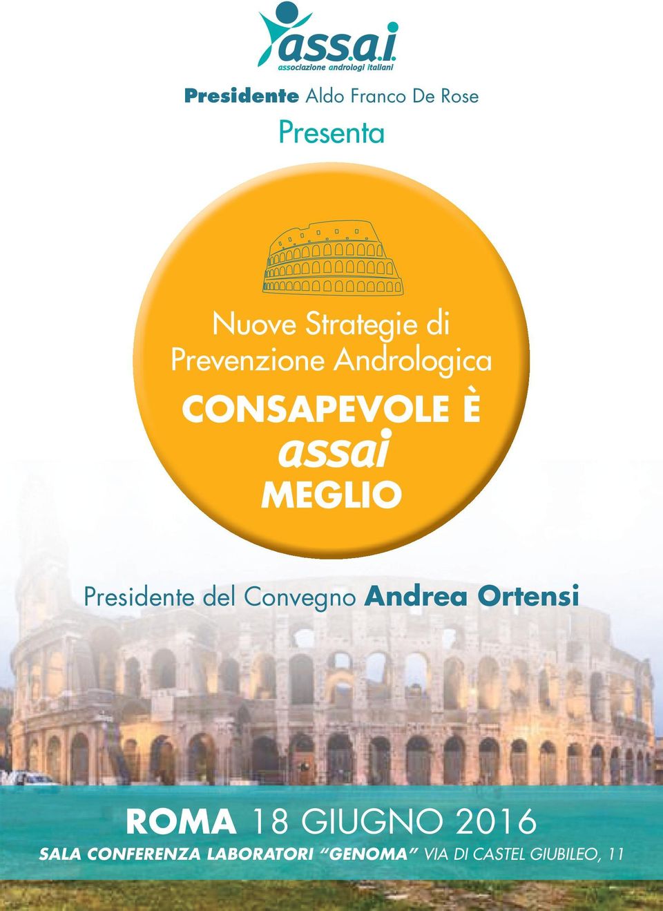 Convegno Andrea Ortensi ROMA 18 GIUGNO 2016 SALA