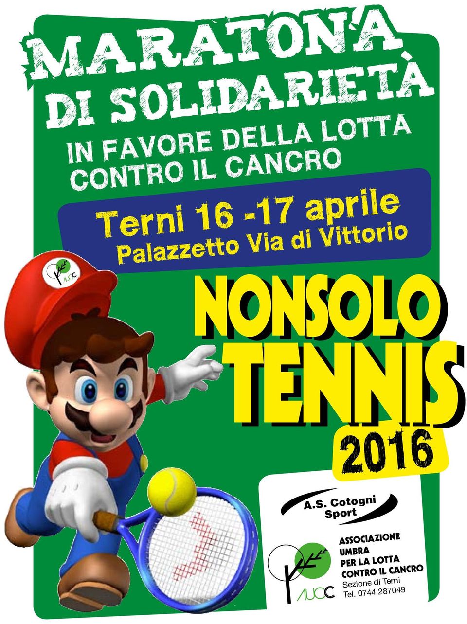NONSOLO TENNIS 2016 A.S. Cotogni Sport ASSOCIAZIONE UMBRA