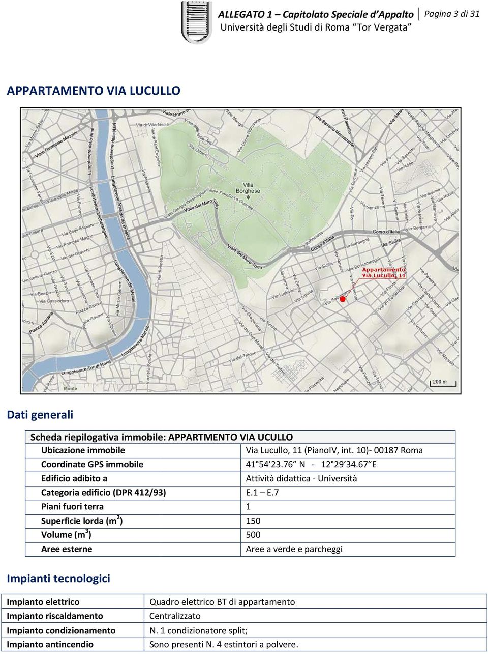 67 Attività didattica - Università Categoria edificio (DPR 412