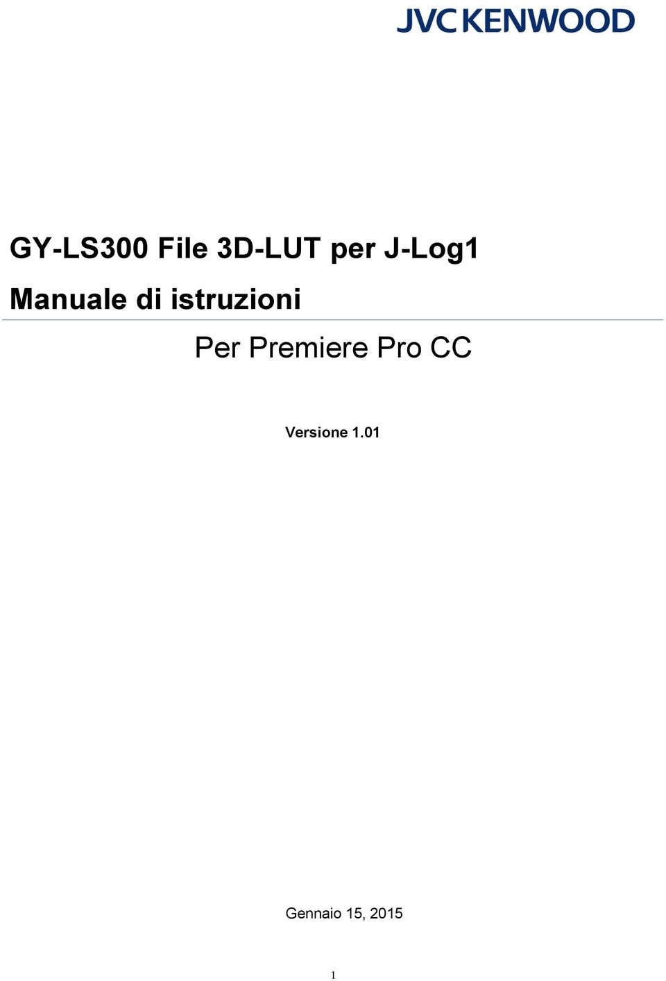 istruzioni Per Premiere