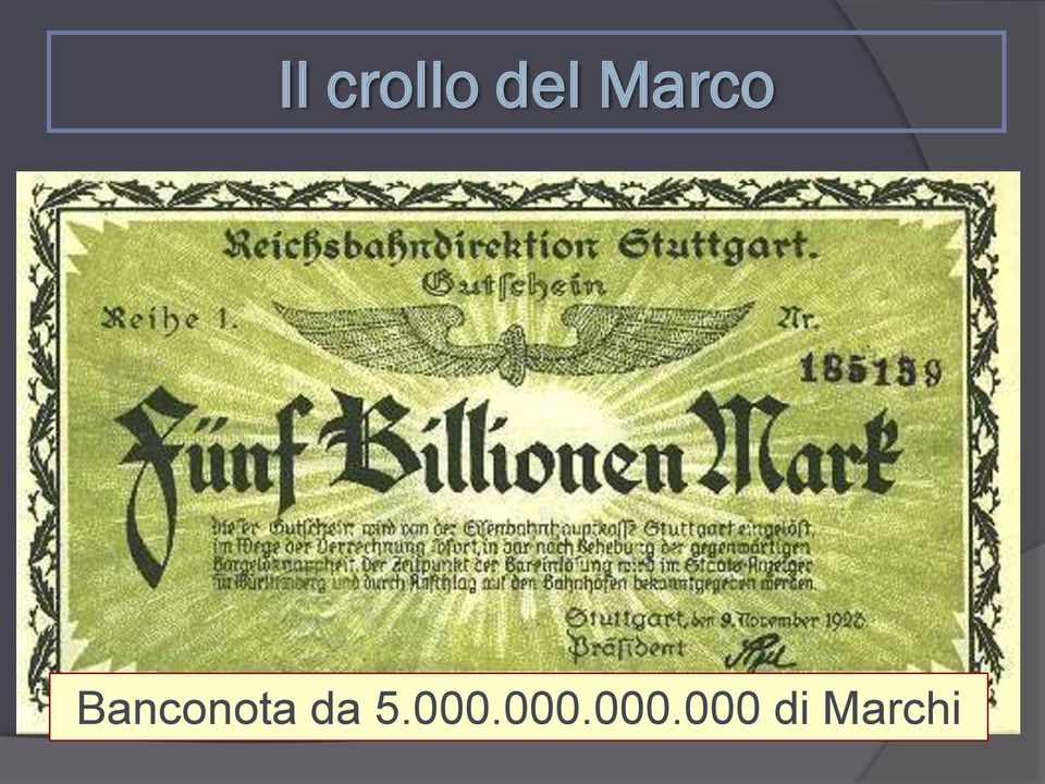 000.000 di Marchi Francobollo Moneta da da 505
