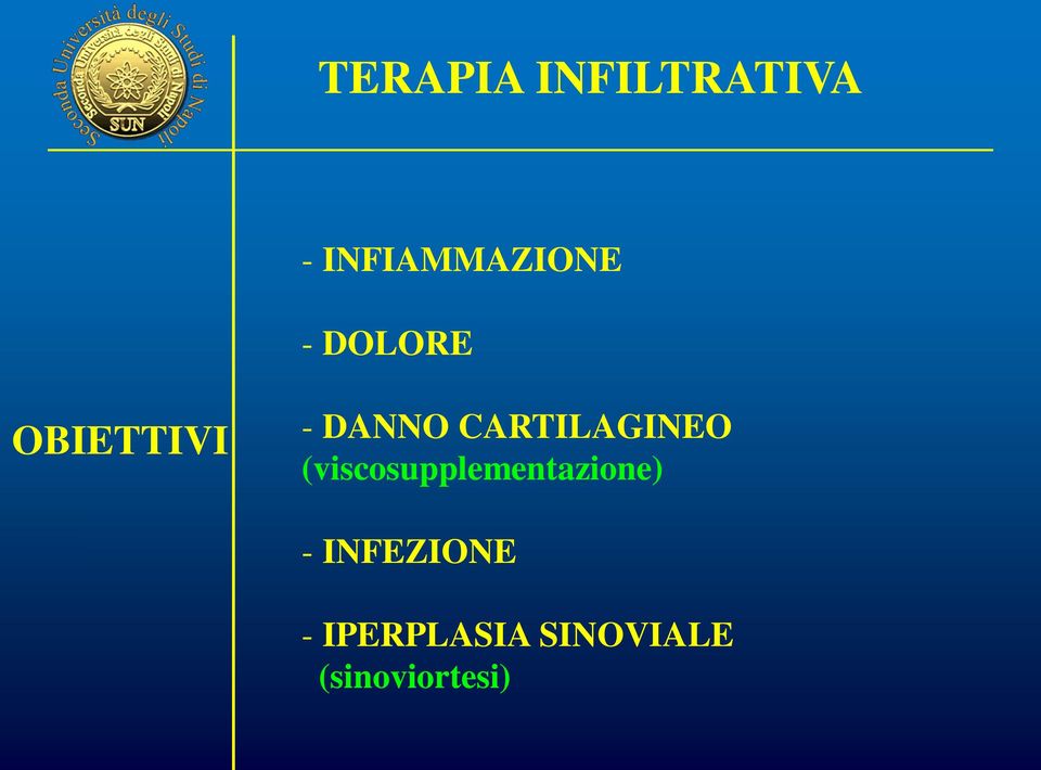 CARTILAGINEO (viscosupplementazione)