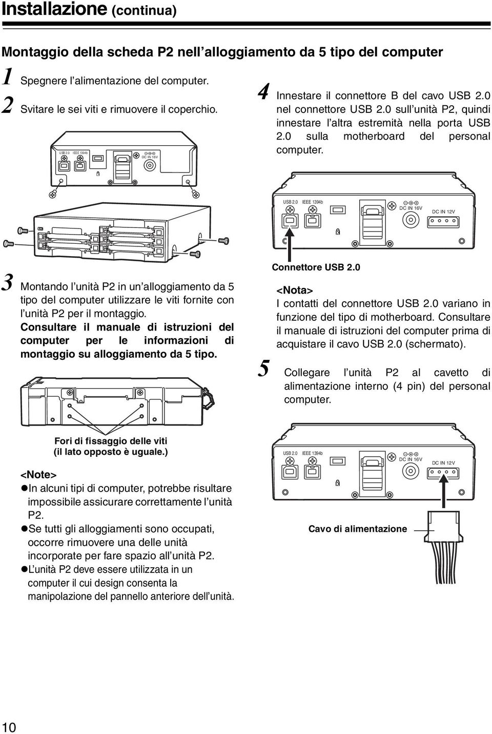 0 sulla motherboard del personal computer. USB 2.