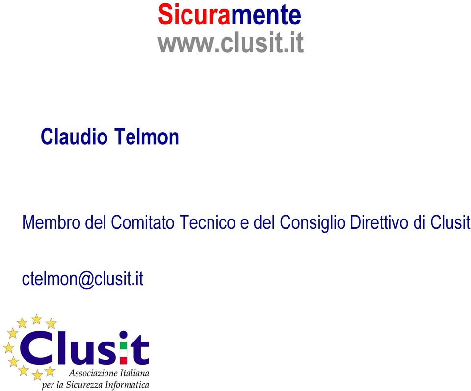 Comitato Tecnico e del