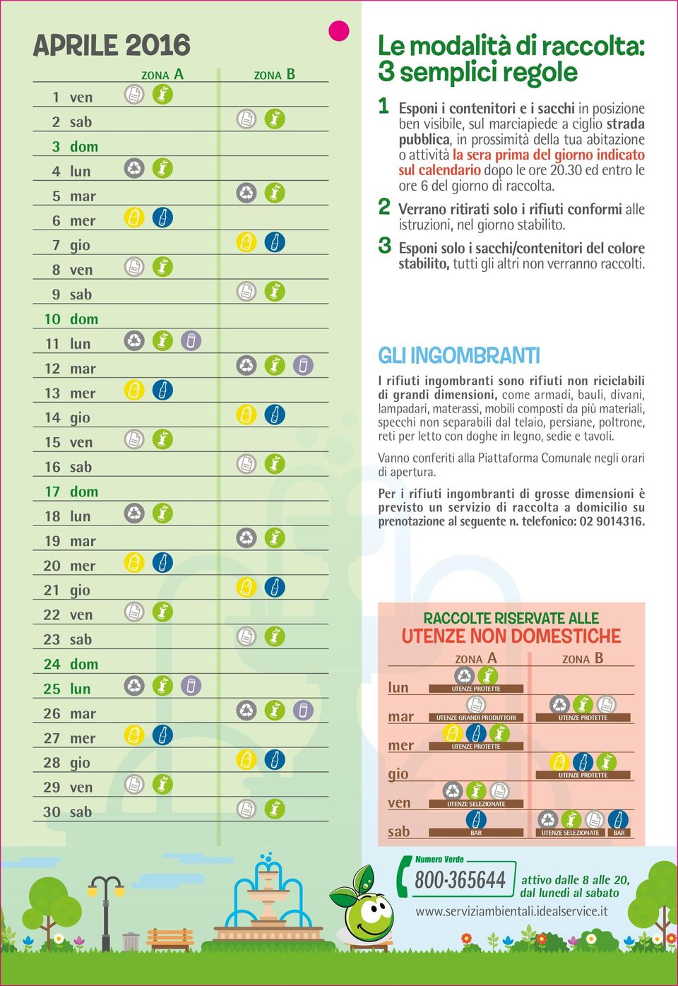 GLI INGOMBRĄNTI I rifiuti ingombranti sono rifiuti non riciclabili di grandi dimensioni, come armadi, bauli, divani, lampadari, materassi, mobili composti da più materiali, specchi non separabili dal