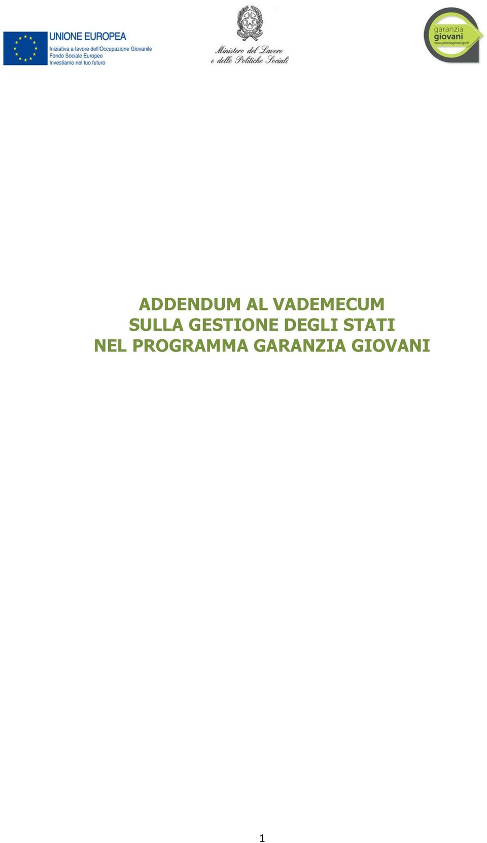 GESTIONE DEGLI STATI