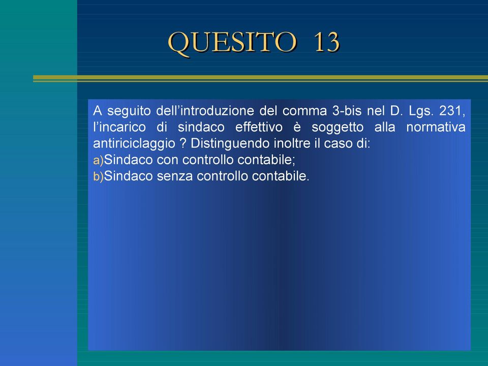 normativa antiriciclaggio?