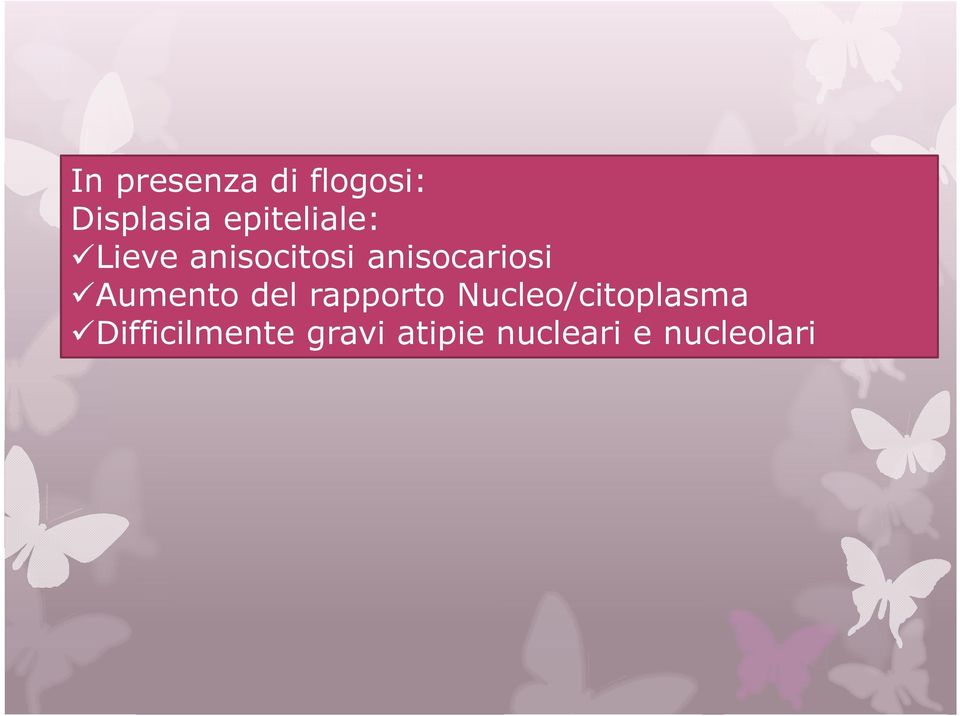 anisocariosi Aumento del rapporto