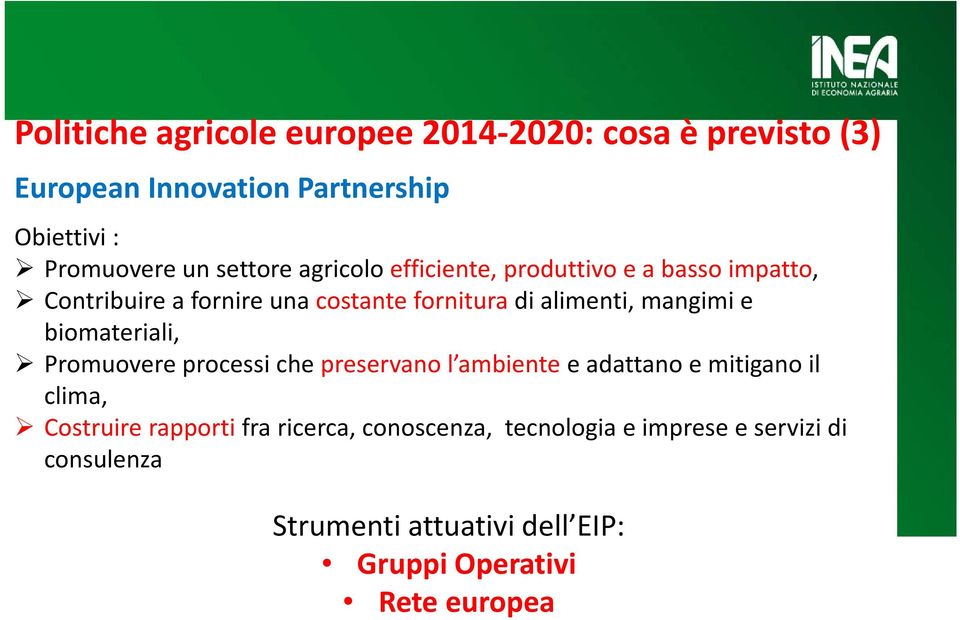 mangimi e biomateriali, Promuovere processi che preservano l ambiente e adattano e mitigano il clima, Costruire rapporti