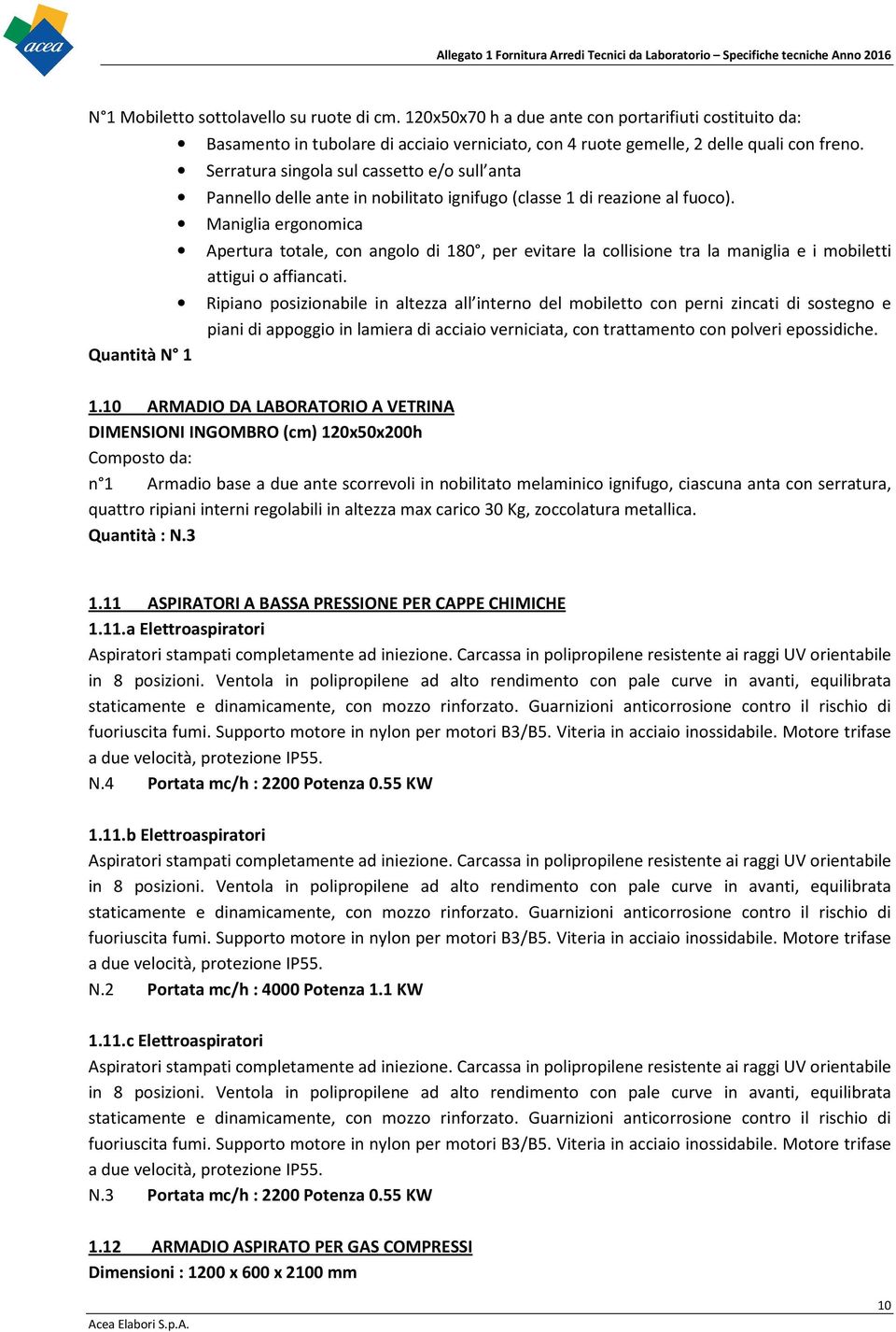 Maniglia ergonomica Apertura totale, con angolo di 180, per evitare la collisione tra la maniglia e i mobiletti attigui o affiancati.