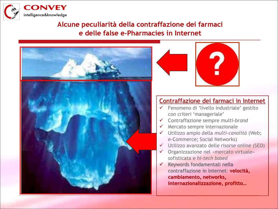 multi-canalità (Web; e-commerce; Social Networks) Utilizzo avanzato delle risorse online (SEO) Organizzazione nel «mercato virtuale»