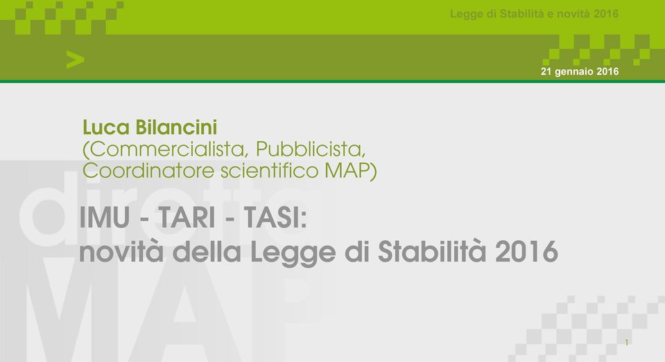 scientifico MAP) IMU - TARI -