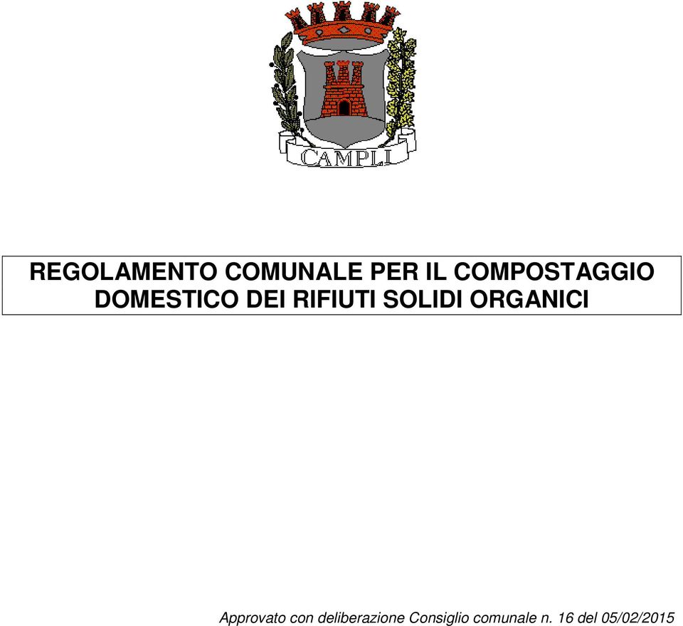 SOLIDI ORGANICI Approvato con