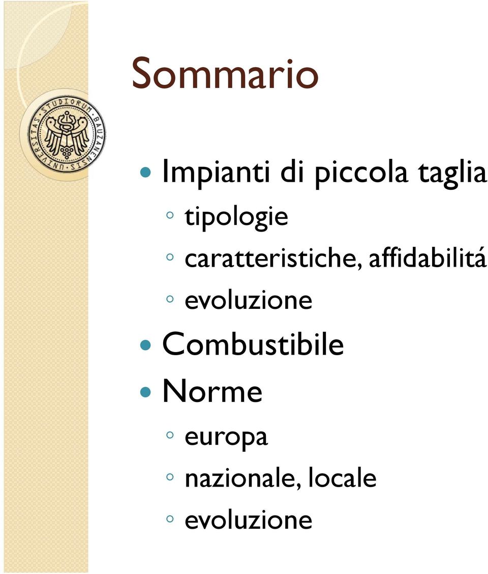 affidabilitá evoluzione