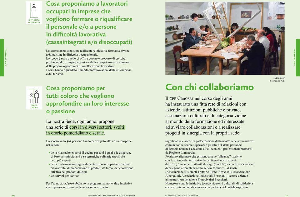 Lo scopo è stato quello di offrire concrete proposte di crescita professionale, d implementazione delle competenze e di aumento delle proprie opportunità di ricollocazione lavorativa.